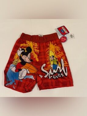 Disney Mickey Mouse Clubhouse Swim Shorts Surf Fever Size 4T NWT